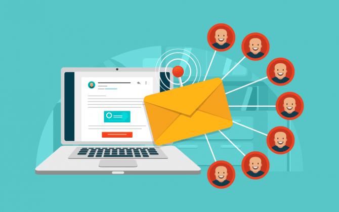 Email marketing sẽ mang các thông tin chuyên sâu về SP tiếp thị cho KH