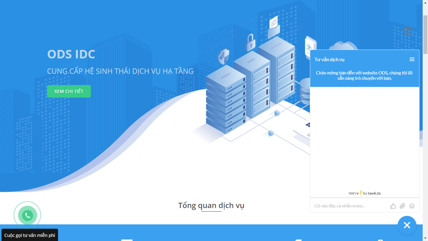 Đăng ký dịch vụ cloud server dễ dàng khi vào website