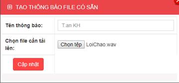 tạo thông báo từ file có sẵn 