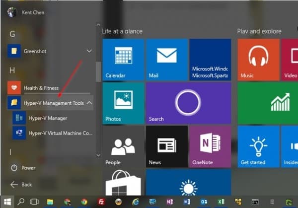 Khởi động Hyper-V trên Windows 10