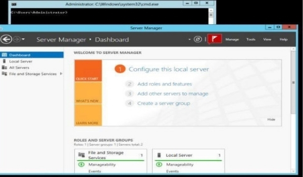 Windows Server 2019 Datacenter Server Core - Các ứng dụng GUI gốc đã có sẵn theo mặc định được Microsoft cung cấp