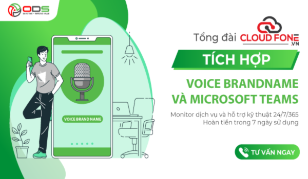 CloudFone tích hợp Voice Brandname của ODS