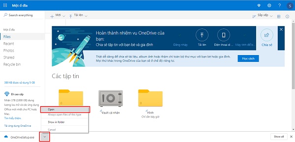 lưu trữ dữ liệu trên onedrive 14