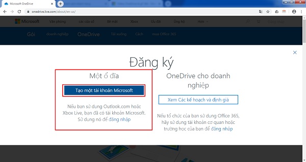 lưu trữ dữ liệu trên onedrive 2