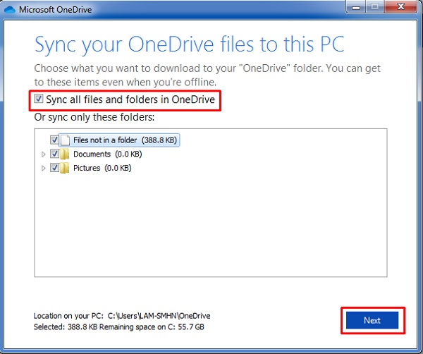 lưu trữ dữ liệu trên onedrive 20