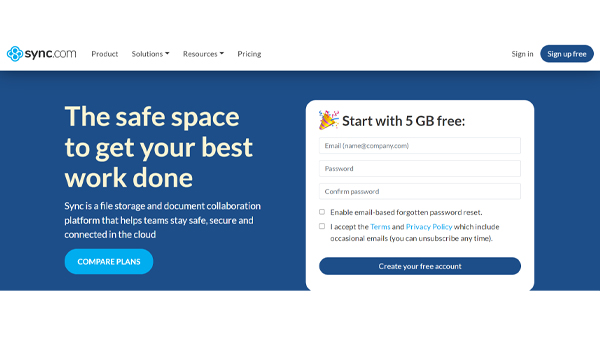sync.com 5