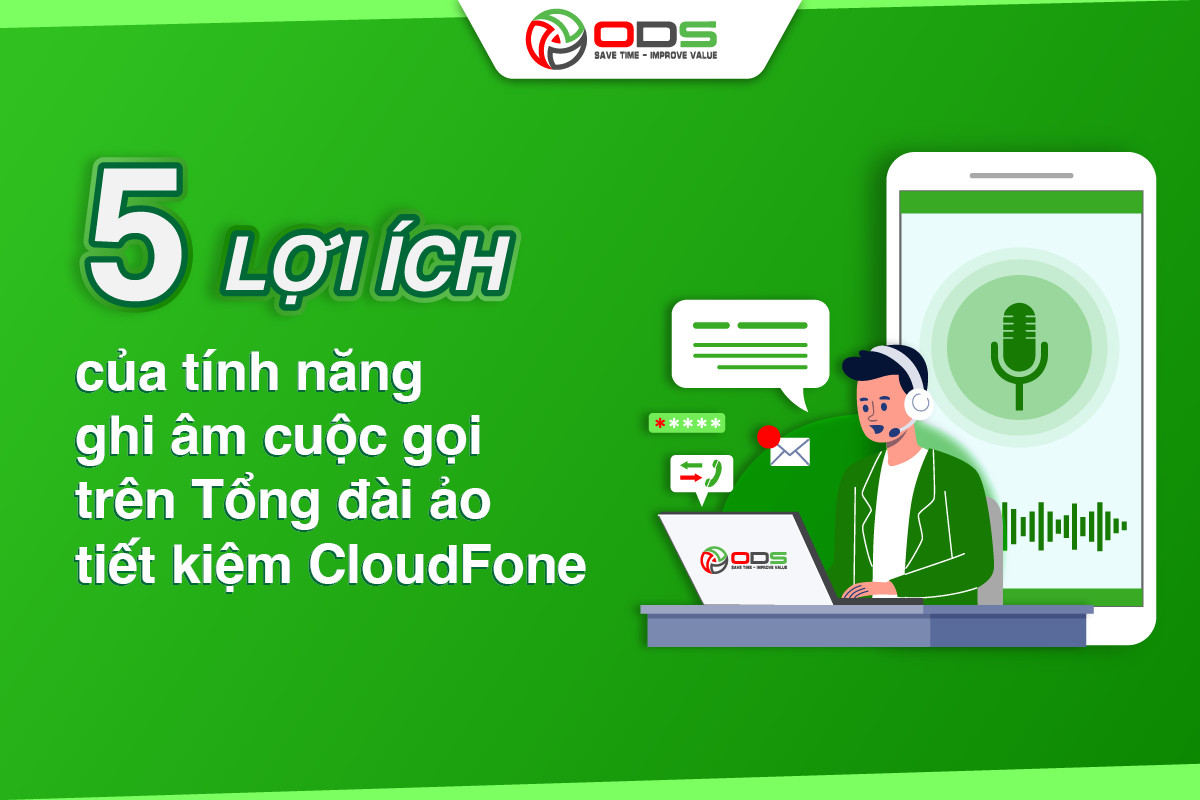 5 Lợi Ích Của Tính Năng Ghi Âm Cuộc Gọi Trên Tổng Đài Ảo Tiết Kiệm CloudFone