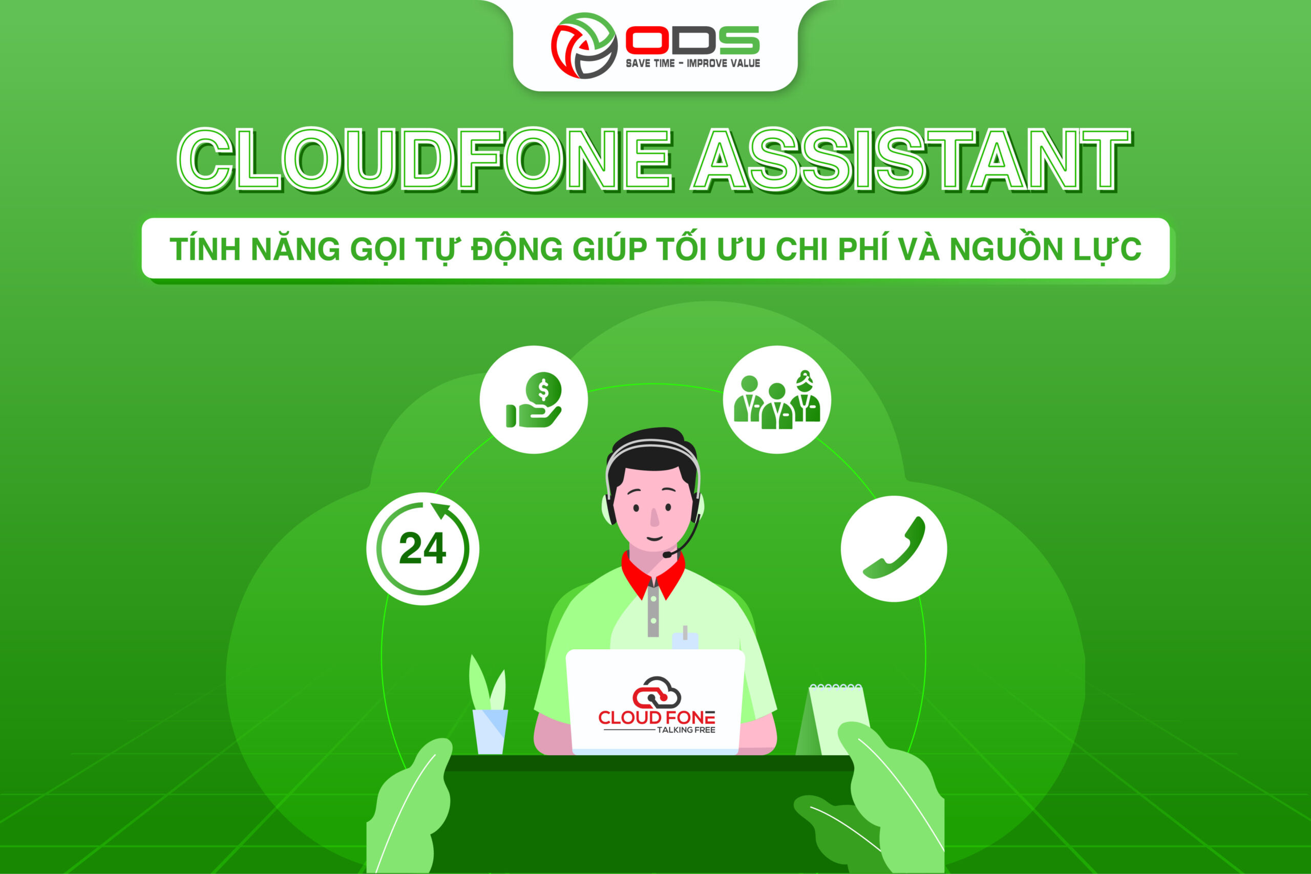 CloudFone Assistant giúp doanh nghiệp tối ưu chi phí và nguồn lực