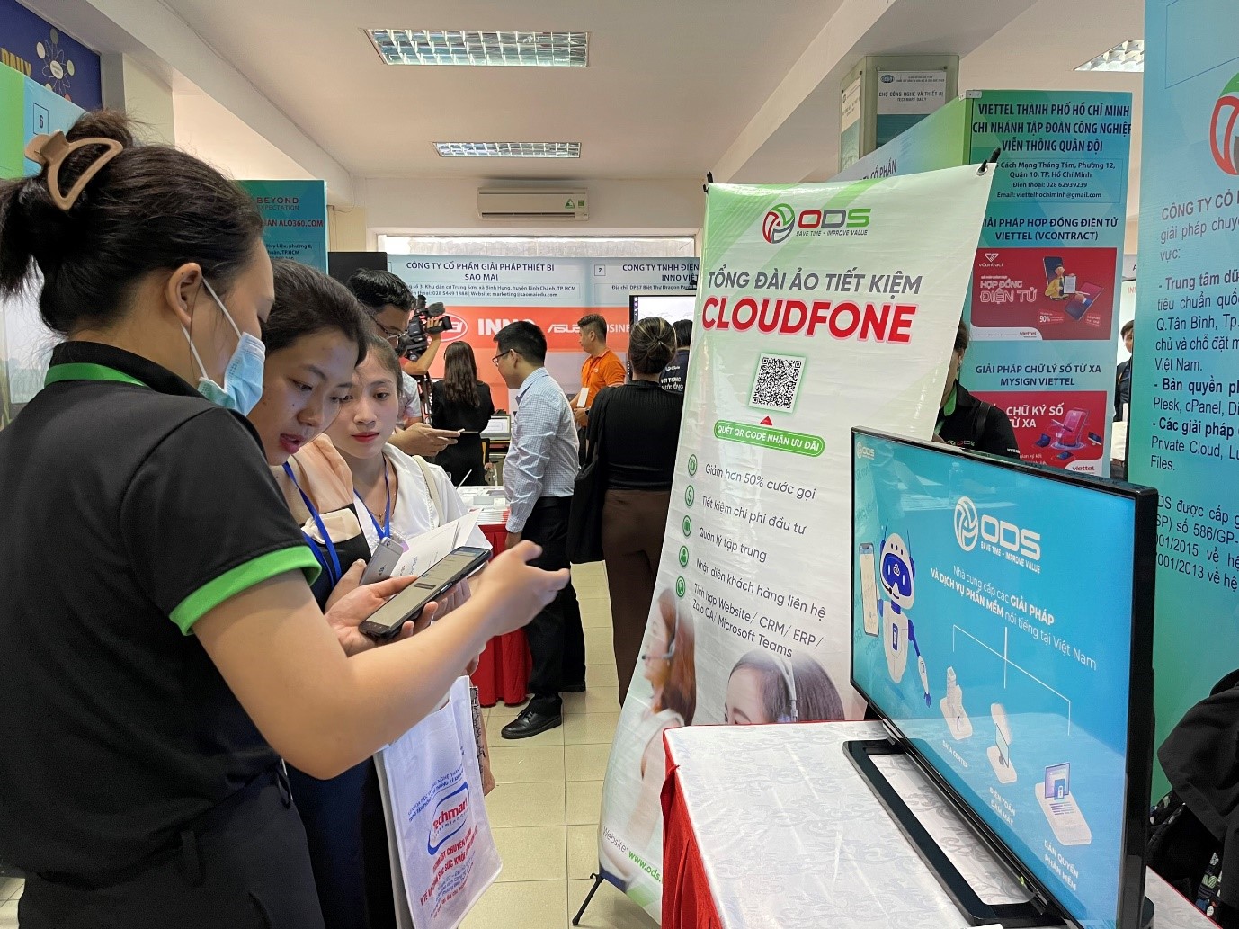 ODS cùng tổng đài ảo tiết kiệm cloudfone tại Techmart